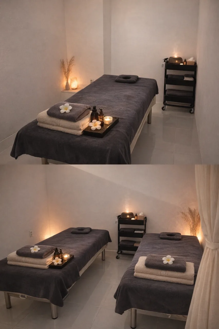 Actual treatment rooms at Gwangalli Therapy